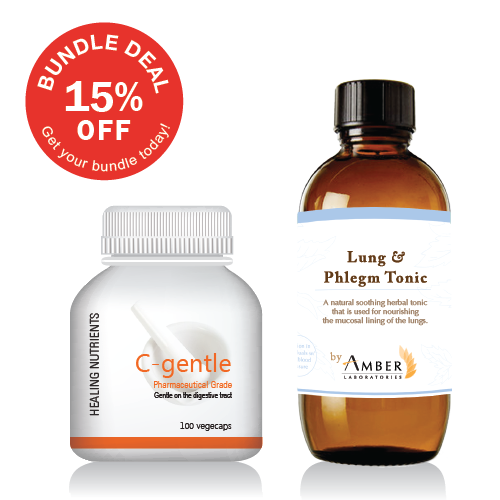Haze Care Kit: C-gentle capsules + Lung & Phlegm tonic