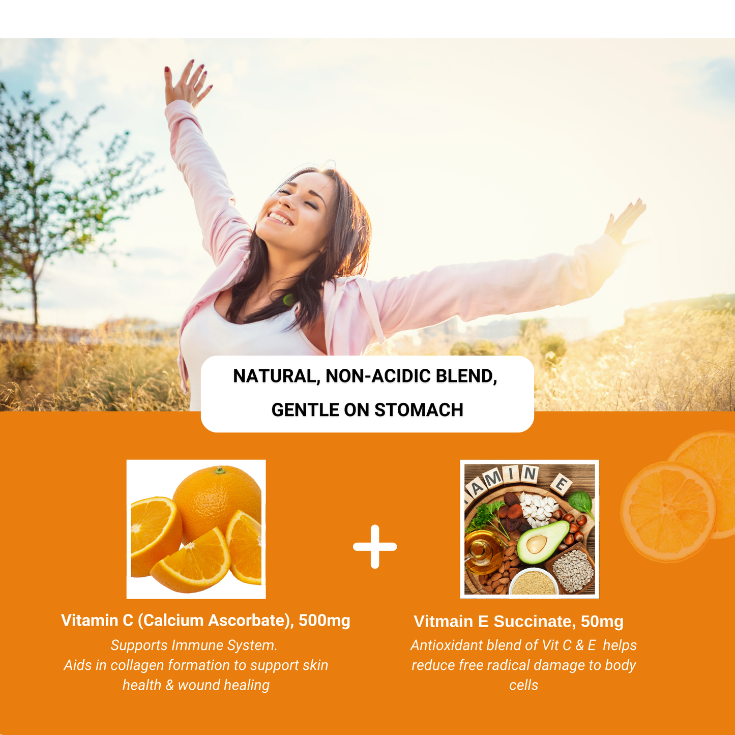 C-Gentle Vitamin C | Non-Acidic Immune & Antioxidant Support